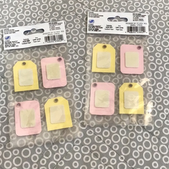 🏷New Paper Bliss Textured Tags Scrapbook Die Cut Bundle - Picture 5 of 6